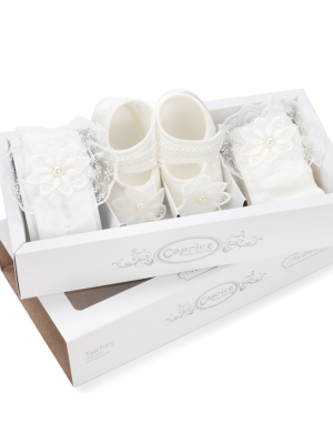 Set botoșei cu bentiță si dres , Angels , margareta