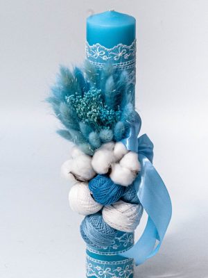 Lumânare botez Aqua