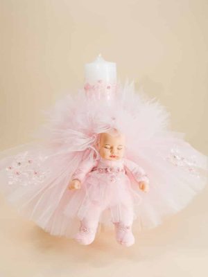 Lumanare somnoros roz