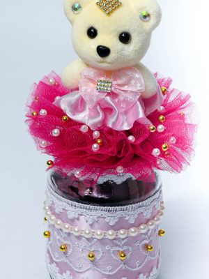 Borcan prima baita ursulet - roz