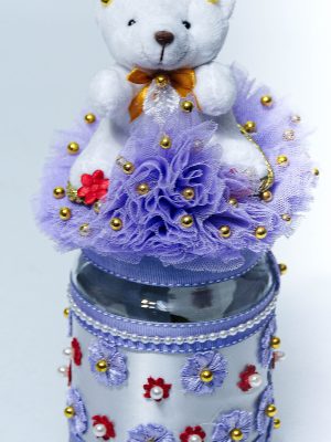 Borcan prima baita ursulet - mov lila