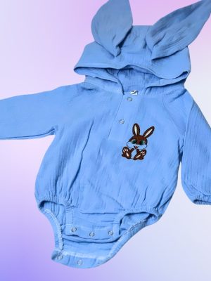 Body muselina cu broderie